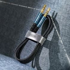 Joyroom Car Stereo audio kabel 3.5 mm jack 1.5m, temno modra