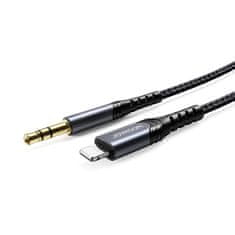 Joyroom Hi-Fi Audio kabel 3.5 mm jack / Lightning 1m, črna