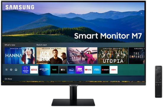 Samsung S32AM700UR monitor, 81,28 cm (32), 4K, VA, WiFi, Bluetooth (LS32AM700URXEN)
