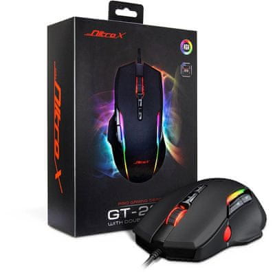 Inter-Tech Nitrox GT-200 Nitrox gaming miška, USB, RGB