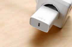 FIXED omrežni polnilnik z USB-C izhodom in USB-C/Lightning kabel, PD podpora, 1m, MFI, 20W (FIXC20-CL-WH), bel