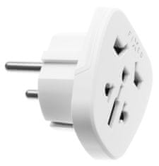 FIXED EU adapter za povezavo UK, US, AUS napajalnikov za EU vtičnice (FIXCT-EU), bel