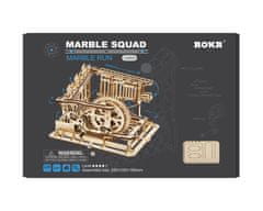 Robotime Marble Squad, potojoča krogljica, Lesena 3D sestavljanka, (ROKR LG502)