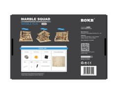Robotime Marble Squad, potojoča krogljica, Lesena 3D sestavljanka, (ROKR LG502)