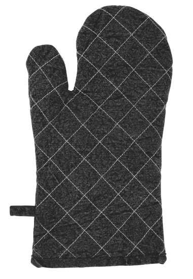 Koopman Excellent kuhinjska rokavica, bombažna, 17x32 cm, temno siva