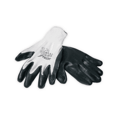 Dedra Zaščitne rokavice, prevlečene z nitrilom (12 kosov) - BH1011-12