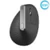 Logitech MX Vertical ergonomska miška, črna (910-005448)