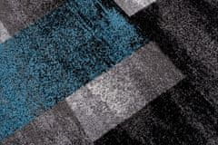 Chemex Preproga Jawa Moderna Debela Barvita J390C Anthratice Antracit Modra Siva Črna 80x150 cm