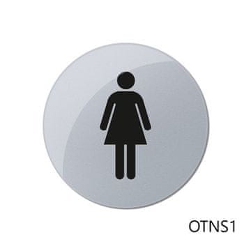 neonart Stenske info označbe / črne - ženska