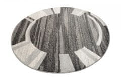 Chemex Preproga Sari Kolo Moderno S Skandinavskimi Vzorci 3443A Črna 150x150 cm