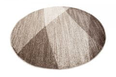 Chemex Preproga Sari Kolo Moderno S Skandinavskimi Vzorci K195B Bež 100x100 cm