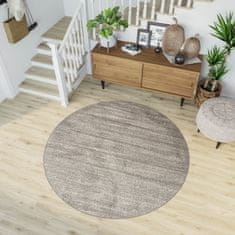 Chemex Preproga Sari Kolo Moderno S Skandinavskimi Vzorci T006A Siva 130x130 cm