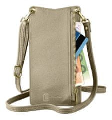 CellularLine Mini Bag torbica za okrog vratu za telefon, bronast