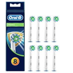 Oral-B CrossAction glava ščetke s tehnologijo CleanMaximiser, 8 kosov