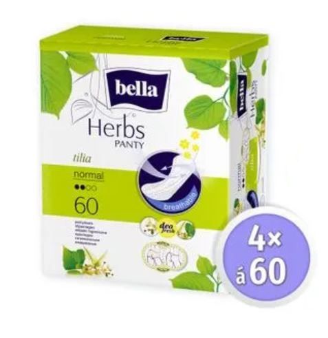 Bella Herbs Tilia dnevni vložki, 4 x 60 kosov