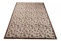Chemex Tango Preproga Debela Mehka Moderna L813D Bone Bou Bež Kremna Rjava 60x100 cm