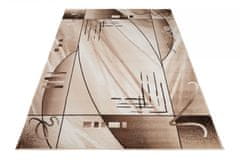 Chemex Tango Preproga Debela Mehka Moderna L824A Bone Bou Bež Kremna Rjava 60x100 cm