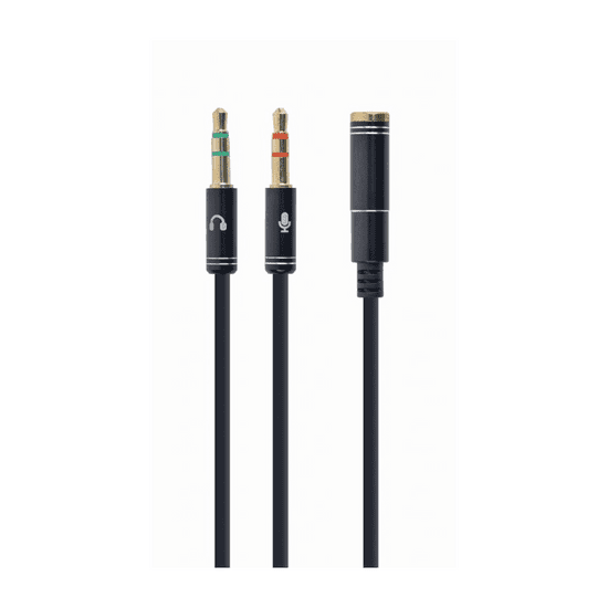 CABLEXPERT Avdio kabel slušalke + mikrofon M - 2x 3,5mm