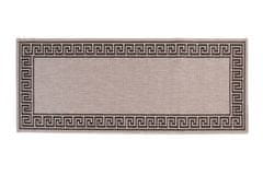 Chemex Preproga Floorlux Sidewalk String Stylish Fashion String 20014 Srebrna Črna 60x200 cm