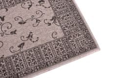Chemex Preproga Floorlux Sidewalk String Stylish Fashion String 20025 Srebrna Črna 60x200 cm