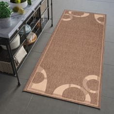 Chemex Preproga Floorlux Sidewalk String Stylish Fashion String 20078 Kremna Rjava 60x200 cm