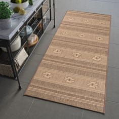 Chemex Preproga Floorlux Sidewalk String Stylish Fashion String 20315 Kremna Rjava 60x200 cm