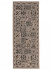 Chemex Preproga Floorlux Sidewalk String Stylish Fashion String 20369 Rjava Črna 60x200 cm