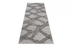 Chemex Preproga Floorlux Sidewalk String Stylish Fashion String 20388 Srebrna Črna 60x200 cm