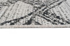 Chemex Preproga Floorlux Sidewalk String Stylish Fashion String 20388 Srebrna Črna 60x200 cm