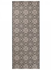 Chemex Preproga Floorlux Sidewalk String Stylish Fashion String 20416 Srebrna Črna 60x200 cm