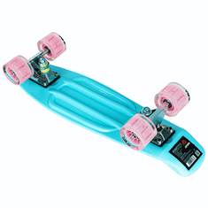 Enero Pennyboard deska 56 cm z LED kolesi, AZURE QUEEN S-129