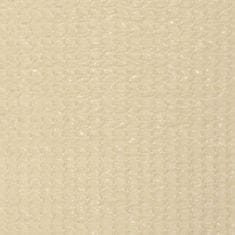 Vidaxl Zunanje rolo senčilo krem 80x230 cm HDPE