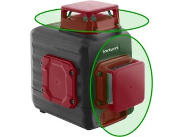 Fortum Fortum 4780214 Lasersko merilo zeleno 2D linearni laser, križno samoniveliranje