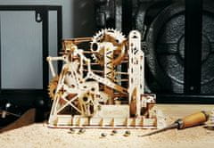 Robotime Marble Explorer, potojoča krogljica, Lesena 3D sestavljanka, (ROKR LG503)