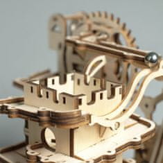 Robotime Marble Climber, potojoča krogljica, Lesena 3D sestavljanka, (ROKR LG504)