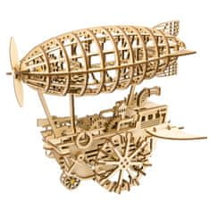 Robotime Leteča ladja, lesena 3D sestavljanka, (ROKR LK702