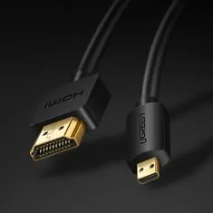 Ugreen HD127 kabel HDMI - micro HDMI 4K 1.5m, črna