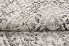 Chemex Etno Preproga Kratkih Las Modern Turški Z529A Kremna Siva 160x220 cm