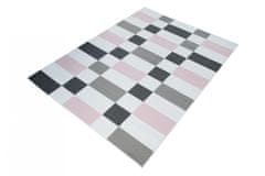 Chemex Preproga Pinky Z658A Y Ewl Bela Roza Siva 80x150 cm