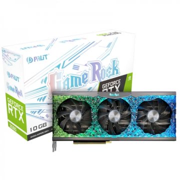 PALiT GeForce RTX 3080 GameRock grafična kartica, 10 GB GDDR6X (NED3080U19IA-1020G)