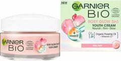 Garnier Bio Rosy Glow krema za mlajši videz kože 3v1, 50 ml