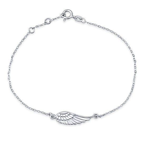 Silvego Očarljiva srebrna zapestnica angelskega krila SMJB14QJ2ZT
