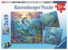 Ravensburger sestavljanka Pod vodo, 3 x 49 deli (5149)