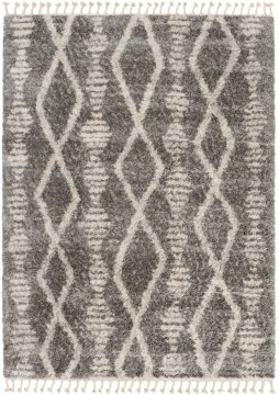 Chemex Preproga Versay Fringes Z Resicami Boho Shaggy Moderna Moda Da07A Ejf Kremna Siva