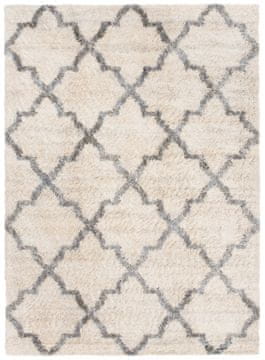 Chemex Preproga Versay Moderna Moda Boho Shaggy Q127A Ejf Bf Kremna Modra Siva