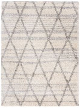 Chemex Preproga Versay Moderna Moda Boho Shaggy Z520A Ejf Bf Kremna Modra Siva