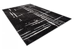 Chemex Elegantna Modna Preproga Laila 15744/10755 De Luxe Bela Siva Črna 120x170 cm