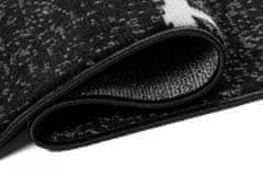 Chemex Elegantna Modna Preproga Laila 15744/10755 De Luxe Bela Siva Črna 120x170 cm