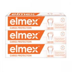 Elmex Caries Protection zobna pasta, 3x 75 ml