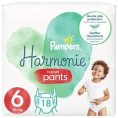 Pampers Pants Harmonie hlačne plenice, Velikost 6, 15 kg+, 18 kosov